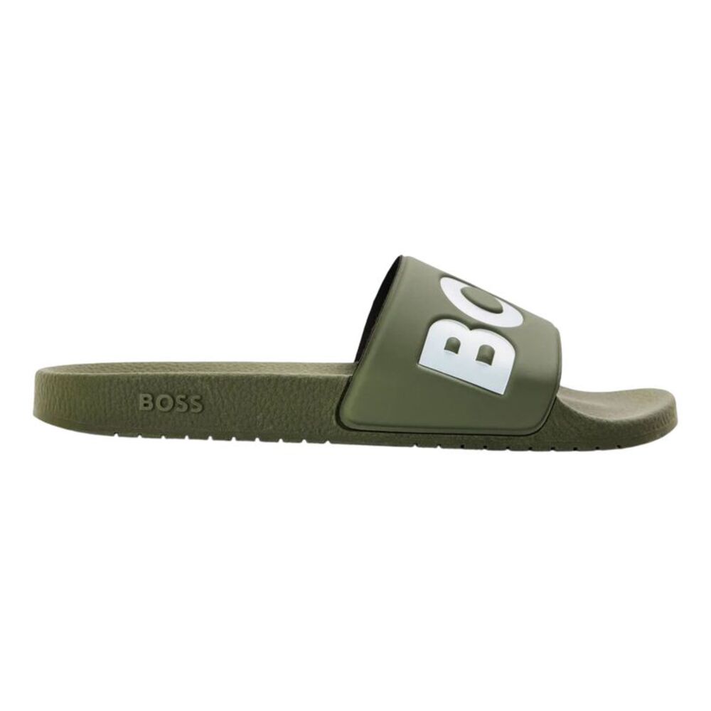 Boss Mens Aryeh Logo Sliders / Camo Green